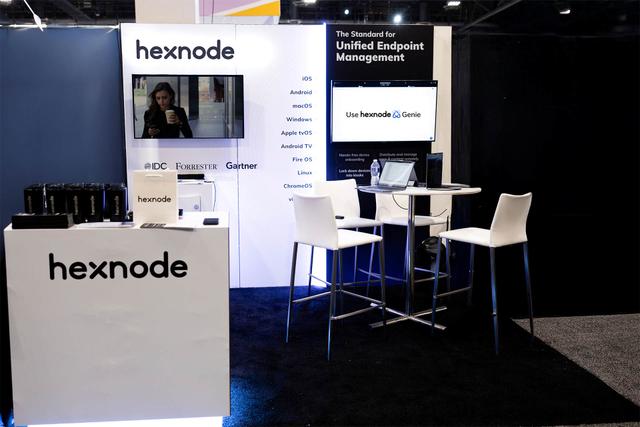 Hexnode’s stall at HIMSS25