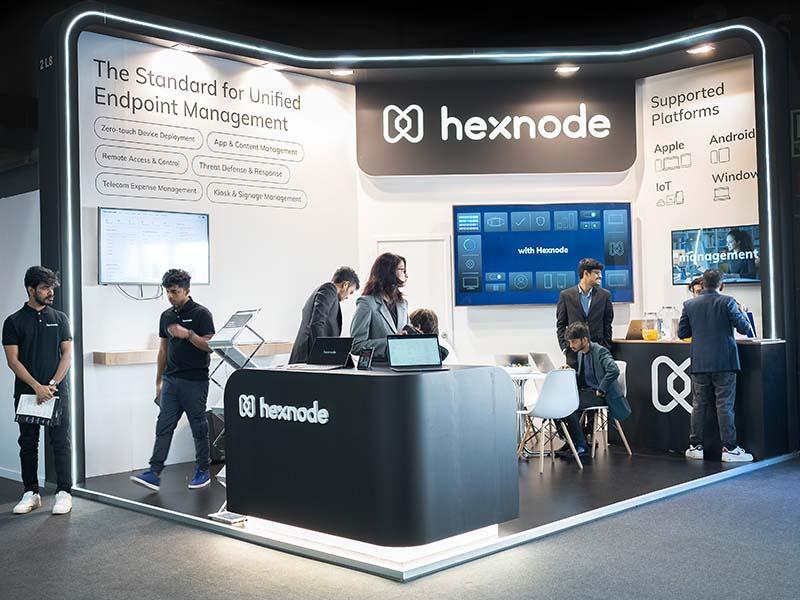 Hexnode’s stall at MWC23