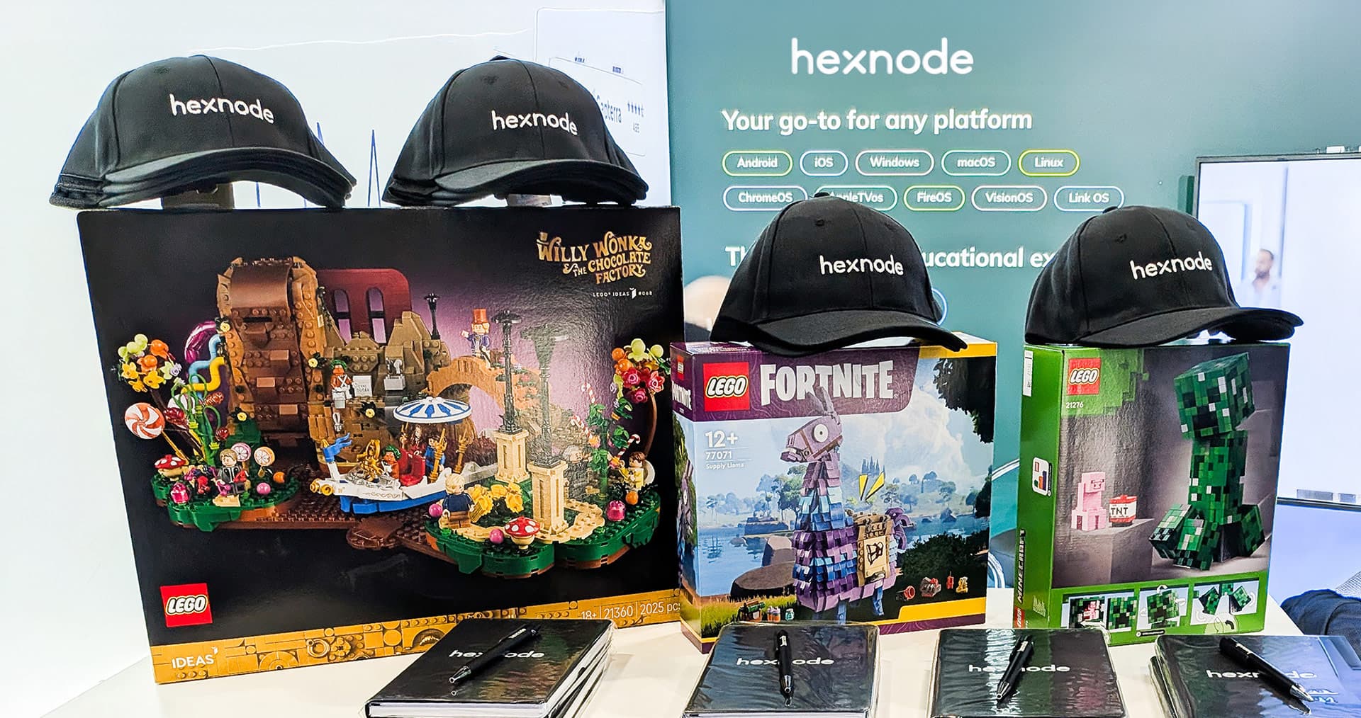 Hexnode's stall at SAA Show 2025