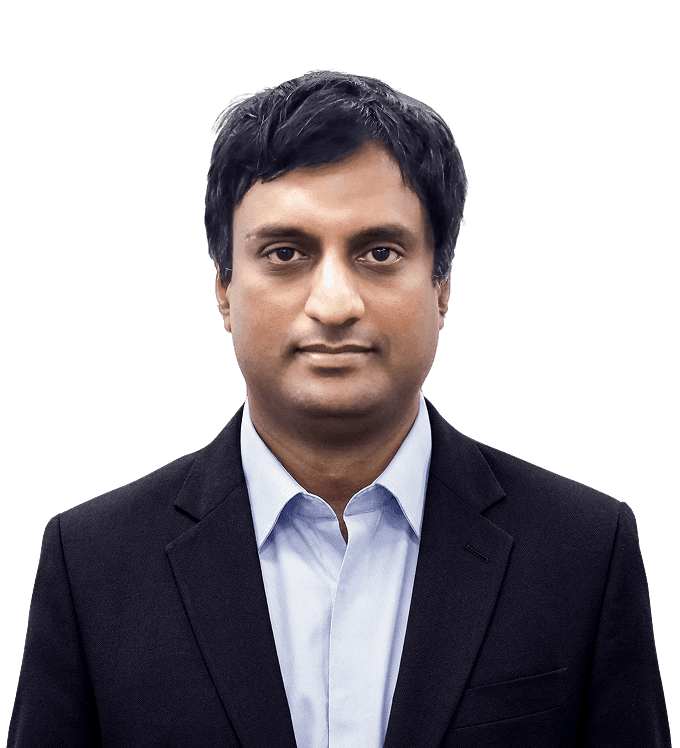 Headshot of Ajay Srinivasan, Vice President of Finance at Hexnode.