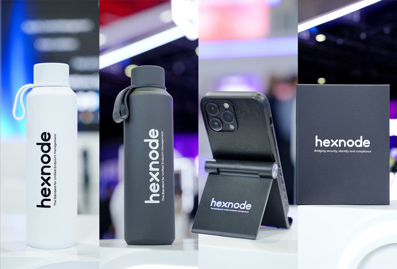 Hexnode's swag at GITEX 2025