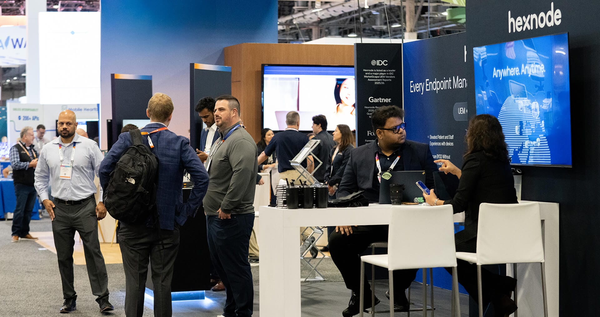 Hexnode team with Customers at HIMSS26