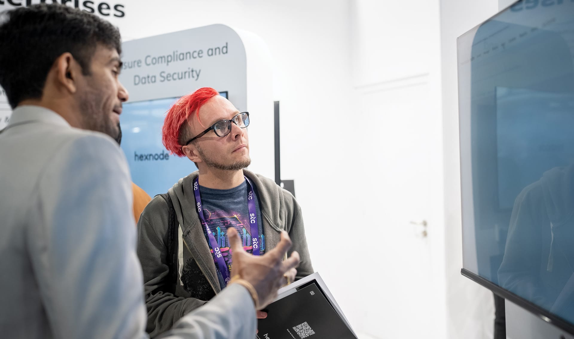 Hexnode sales rep at MWC24