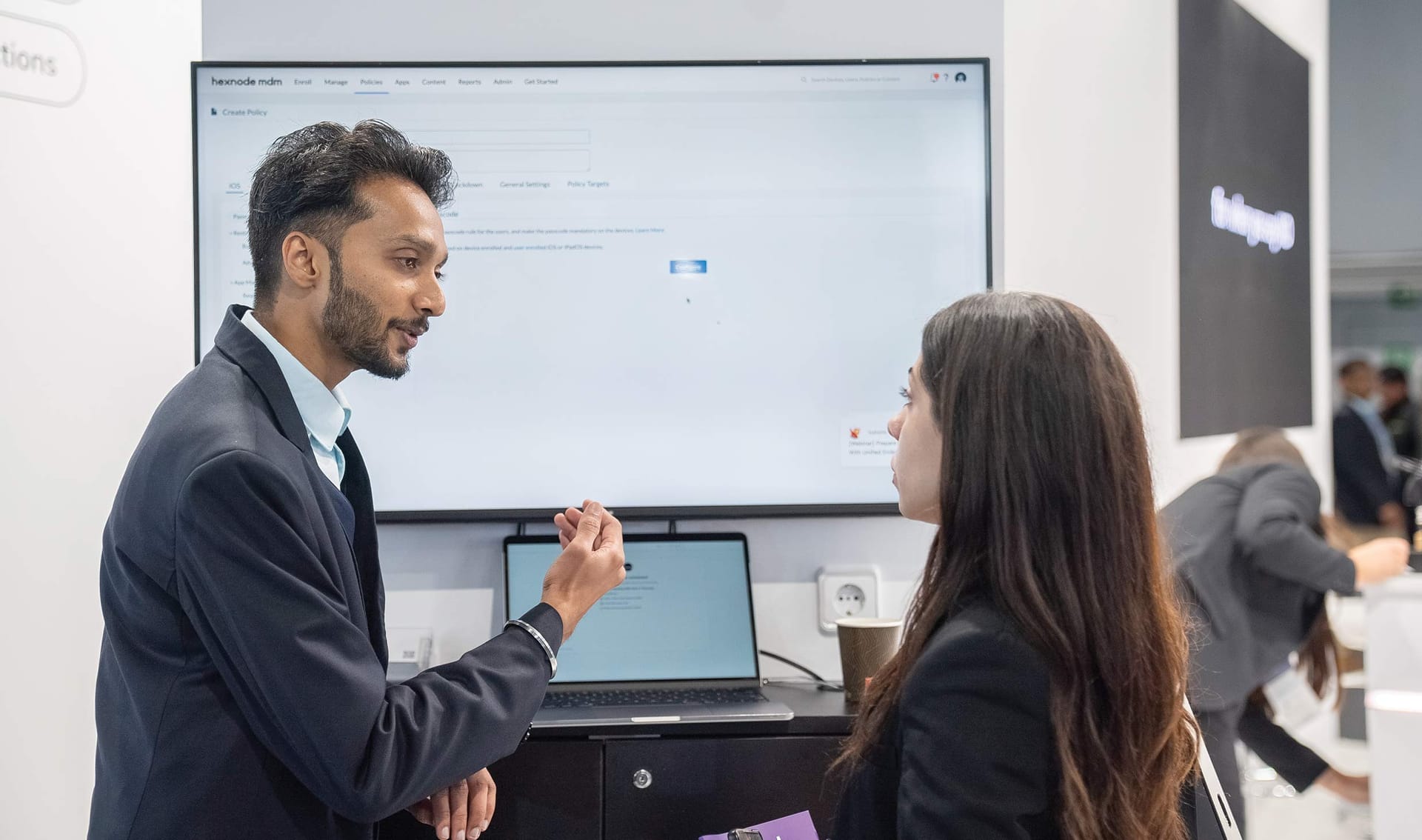 Hexnode sales rep at MWC24