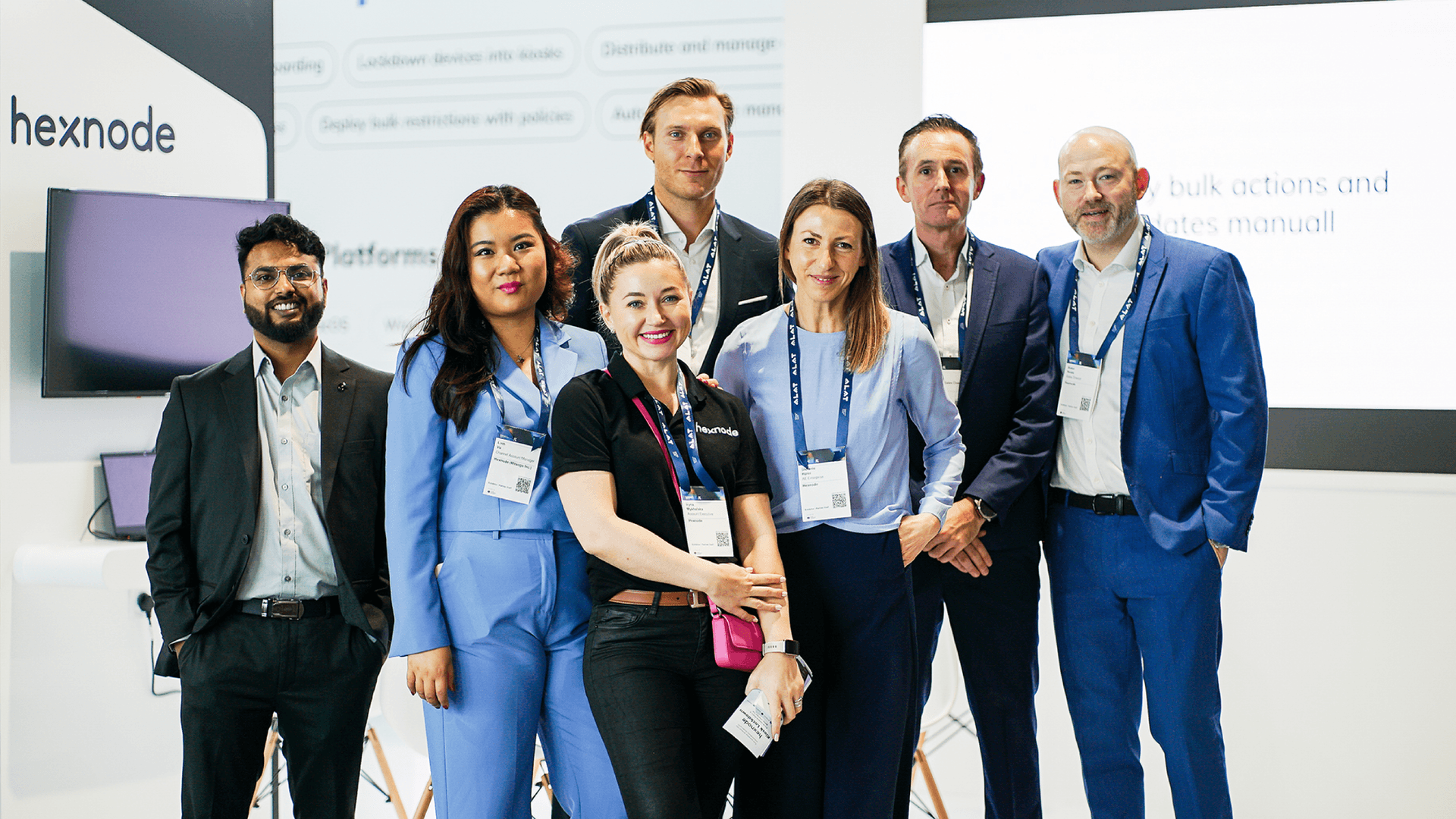 Hexnode Team at MWC25