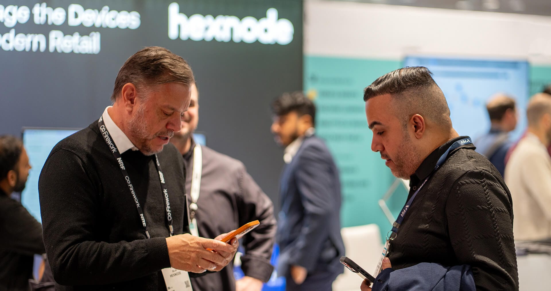 Hexnode sales rep at NRF2026