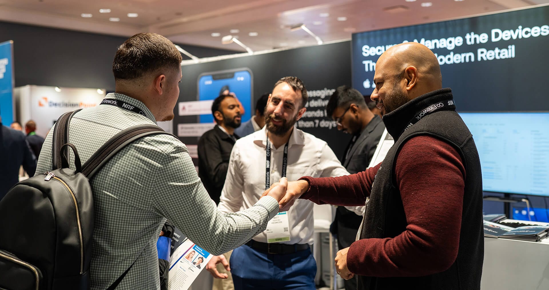 Hexnode sales rep at NRF2026