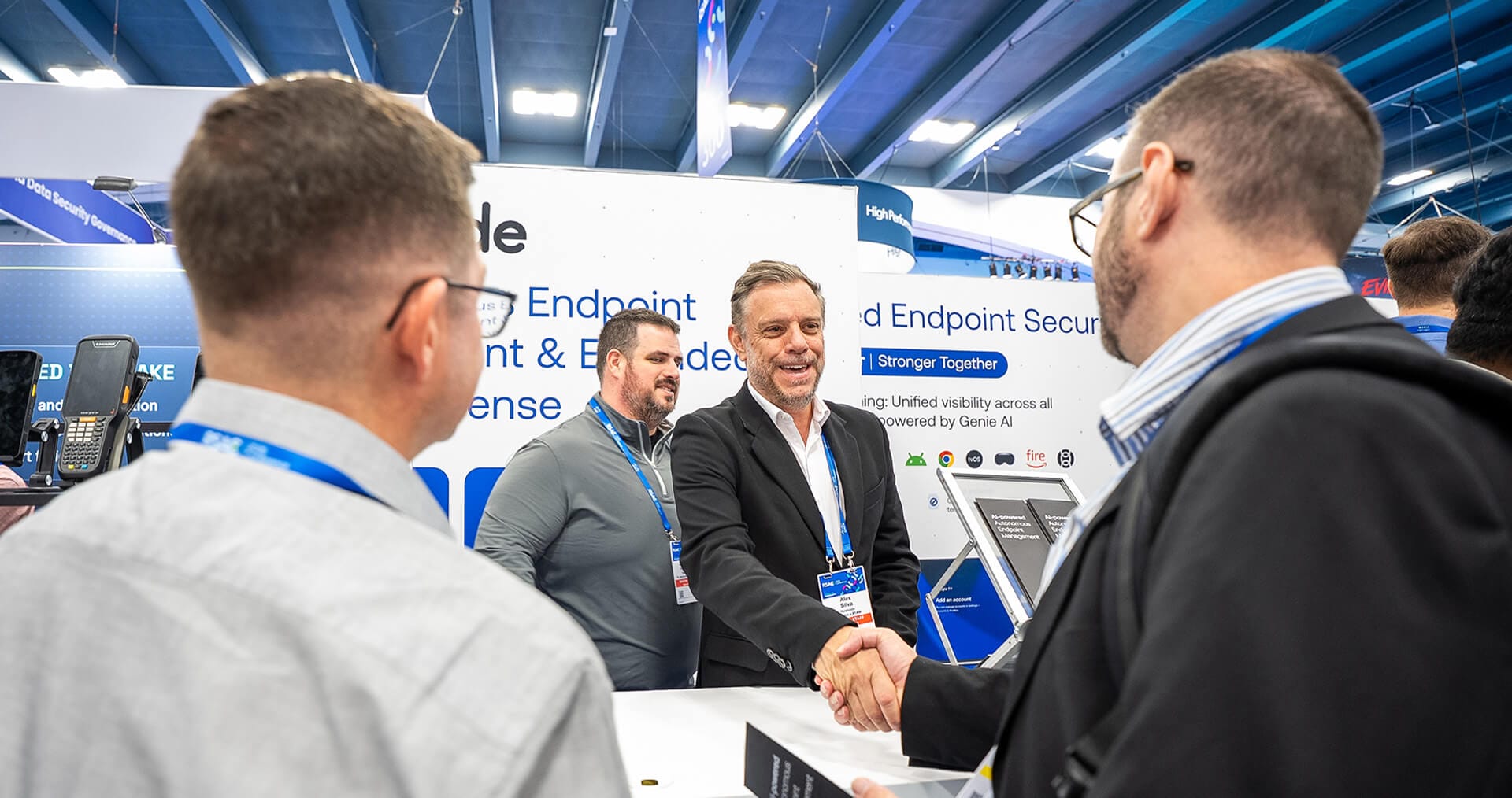 Hexnode team with Customers at RSA26