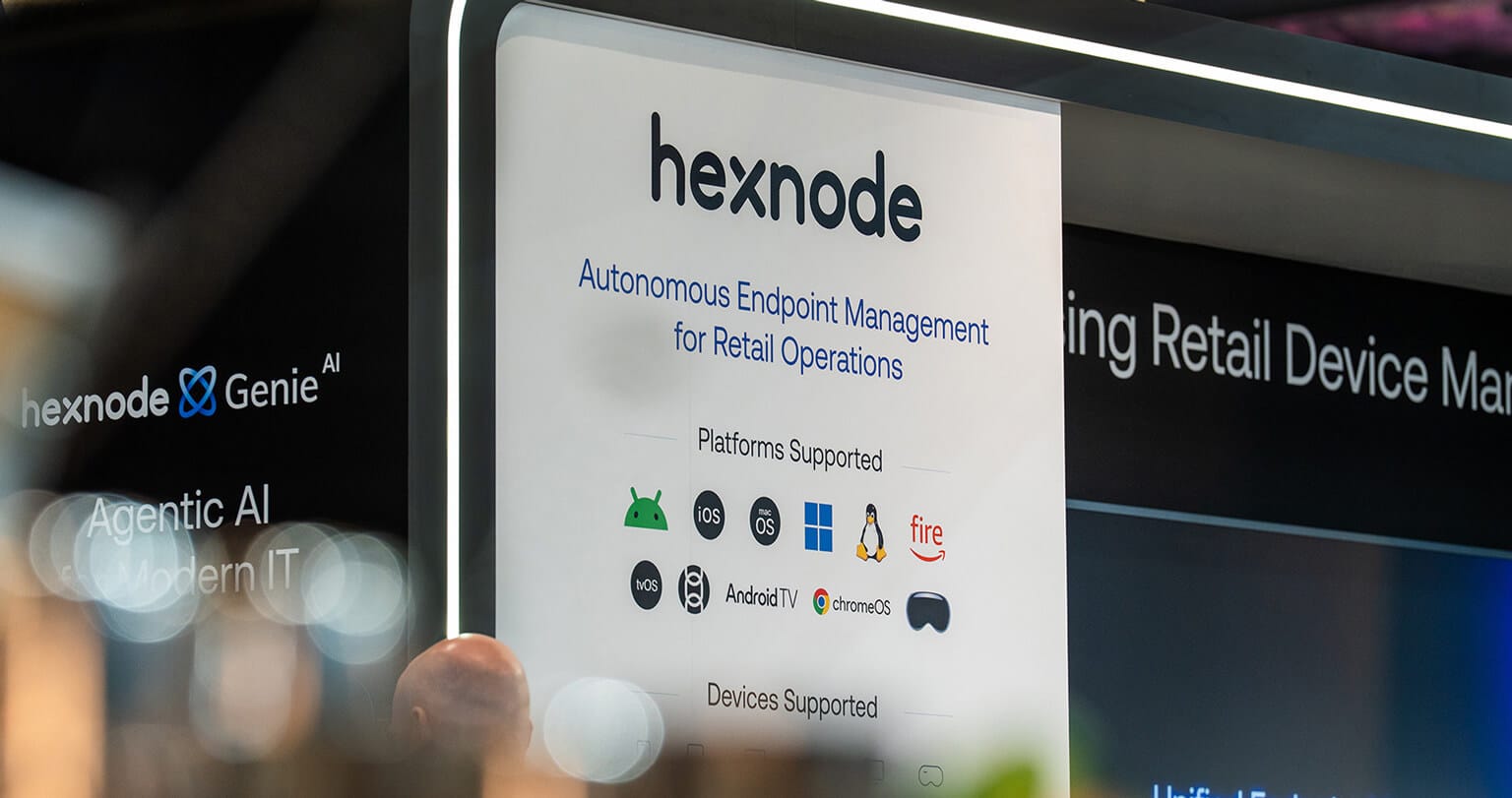 Hexnode Features representation at RTS 2026