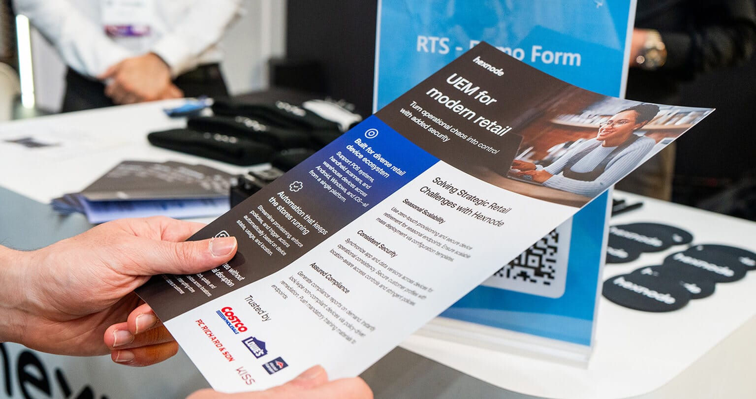 Hexnode uem features presentation at RTS2026