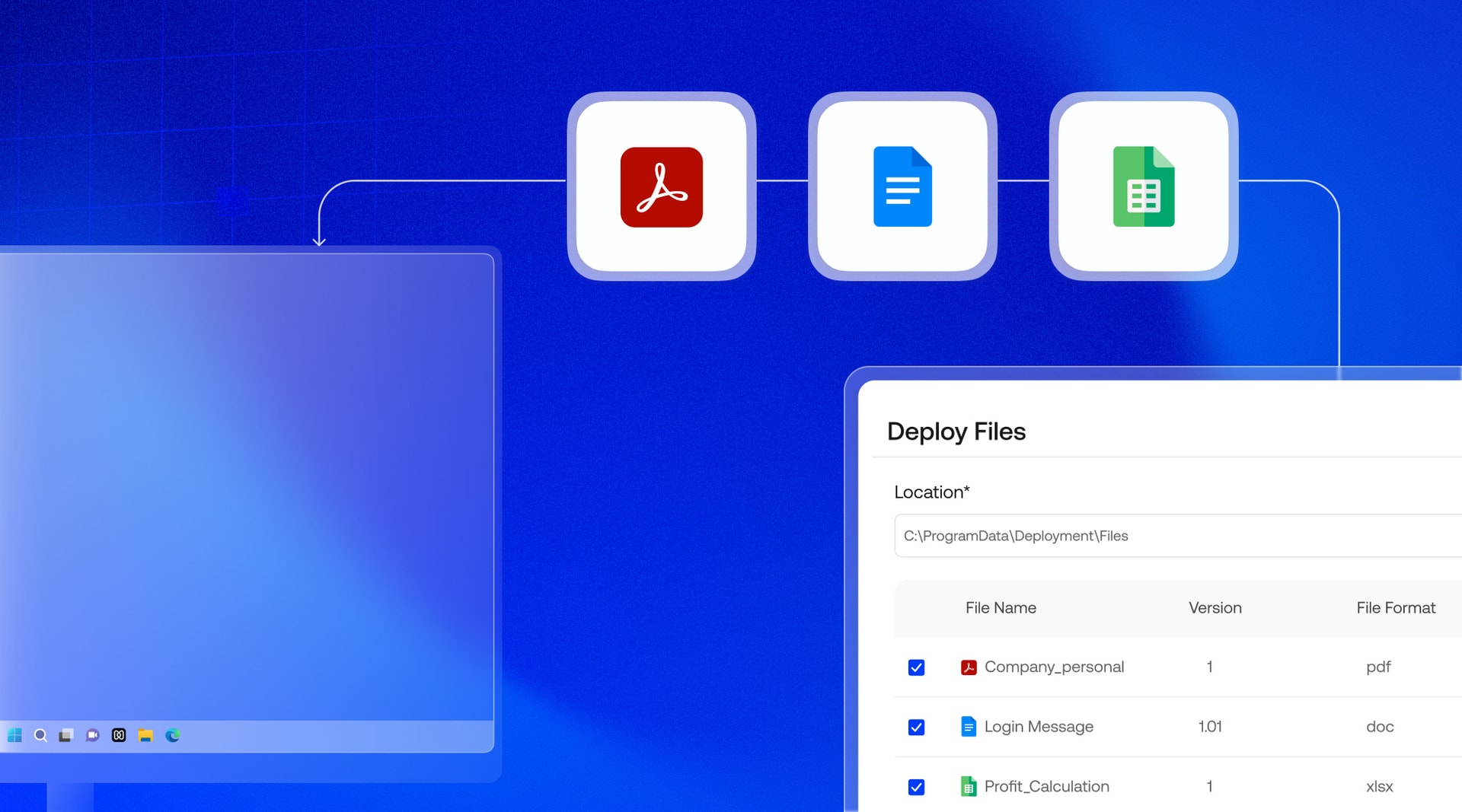File Deployment for Windows