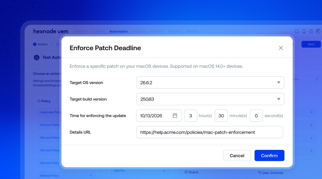 macOS software update via DDM 