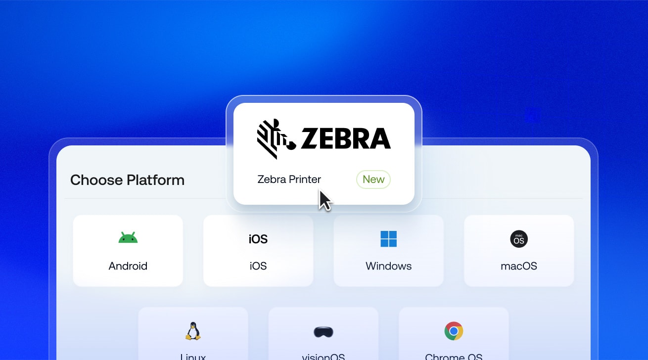 Support for Zebra printers
