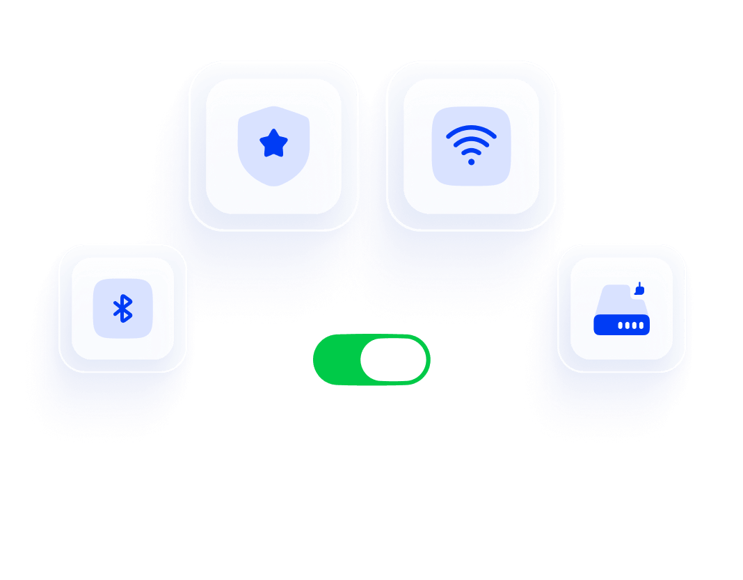 Hexnode using root-level scripts on a macOS device to enforce system settings, security controls, and startup actions.