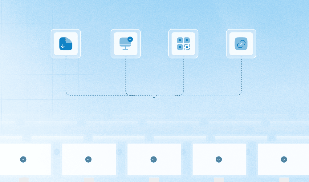 Hexnode UEM bulk policy deployment pushing configurations and compliance profiles across an Apple MDM fleet in one action