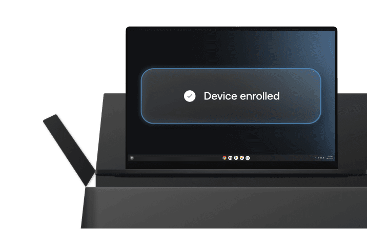 ChromeOS device successfully enrolled into Hexnode UEM for centralized management and policy enforcement