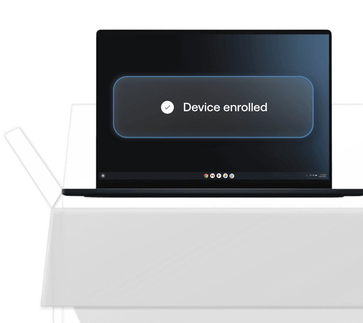 ChromeOS device successfully enrolled into Hexnode UEM for centralized management and policy enforcement