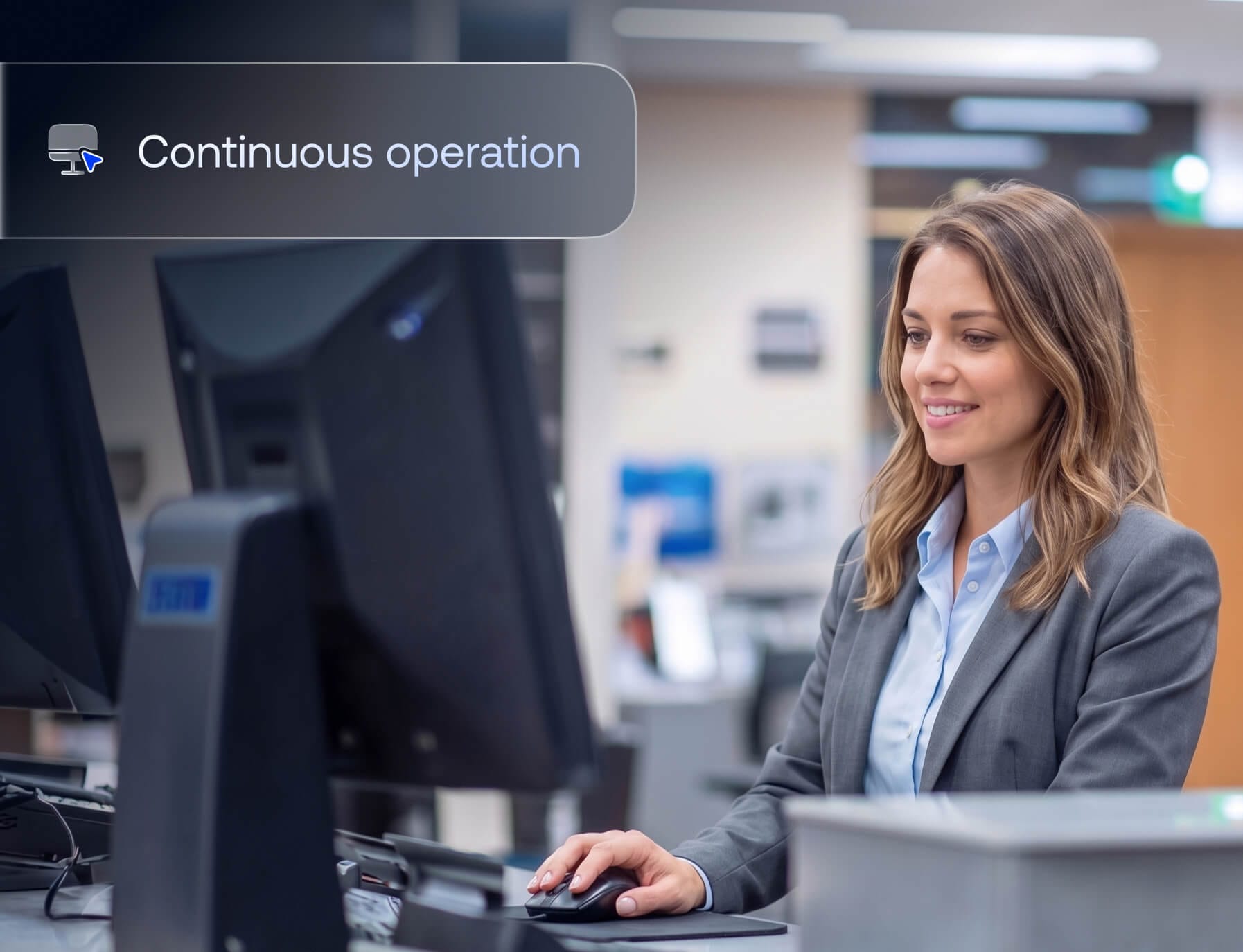 IT admin remotely troubleshooting a branch endpoint without an onsite visit using Hexnode UEM.