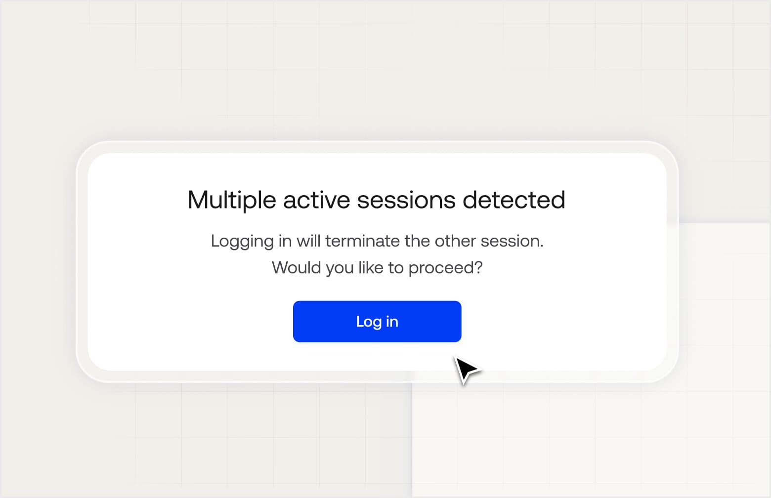 Administrator portal settings defining active session restrictions and timeouts to prevent unauthorized access.