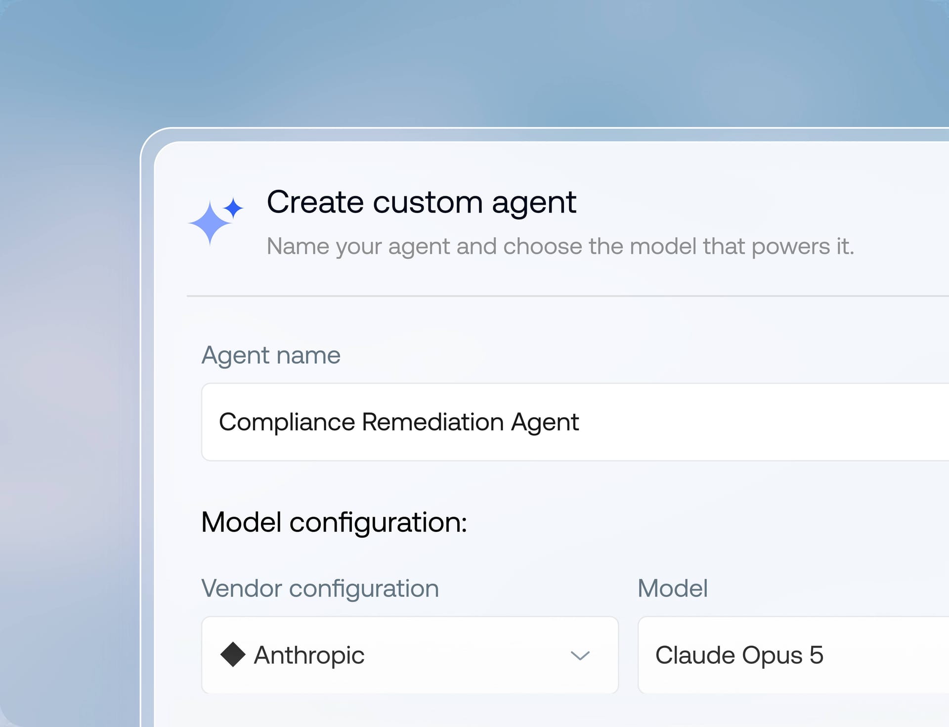 Hexnode Synapse interface for creating custom AI agents for enterprise IT workflows.