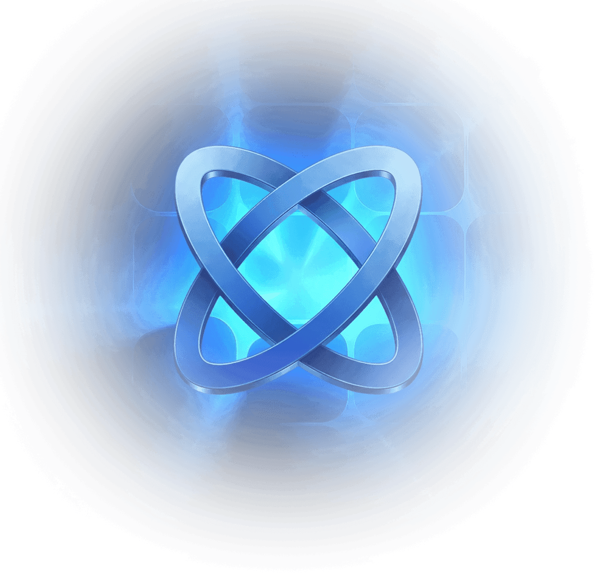 Abstract glowing graphic representing Hexnode Genie, an Agentic AI for automated remediation and workflow orchestration.