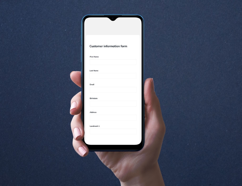 A mobile phone just running one app under Single-App Kiosk mode.