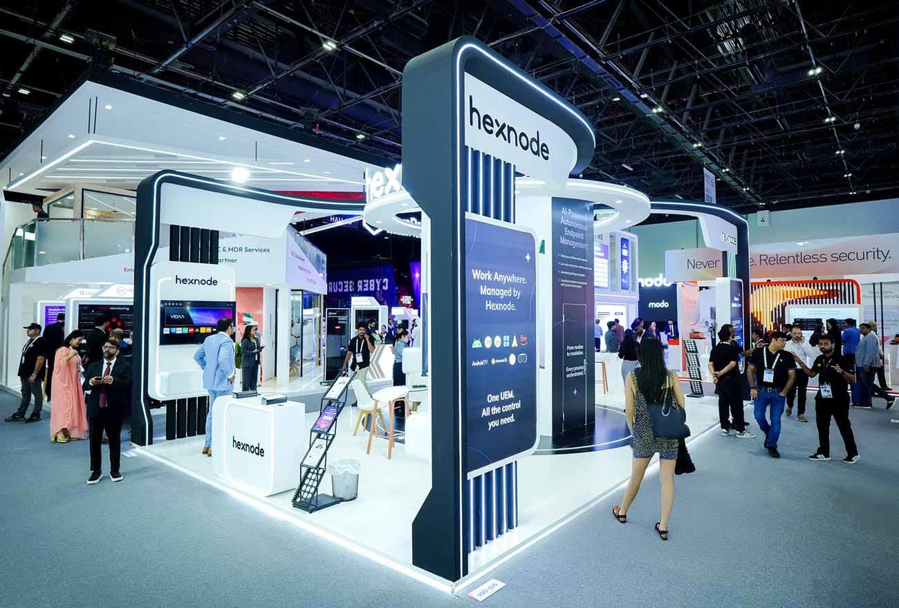 Hexnode's stall at GITEX 2025