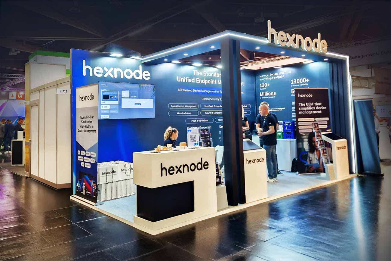 Hexnode's stall at it-sa 2025