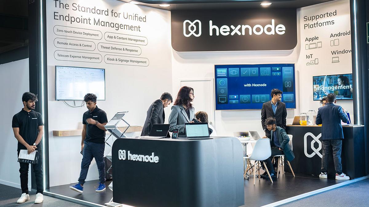 Hexnode’s stall at MWC23