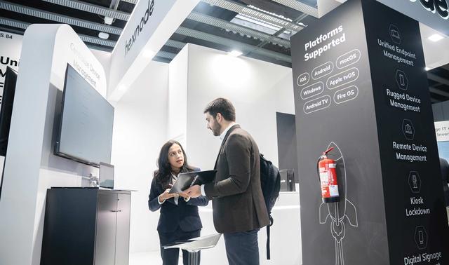 Hexnode sales rep at MWC24