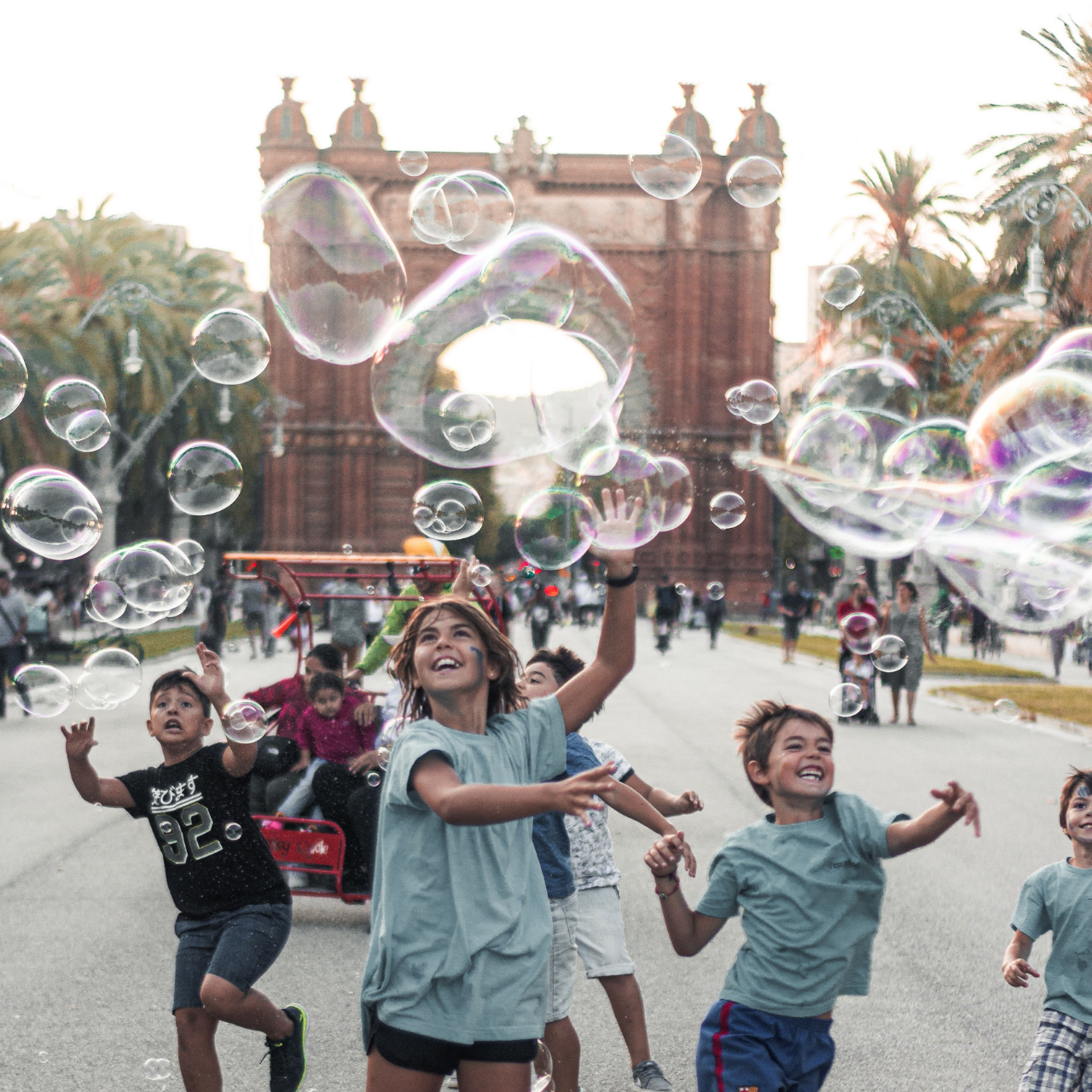 Children having fun