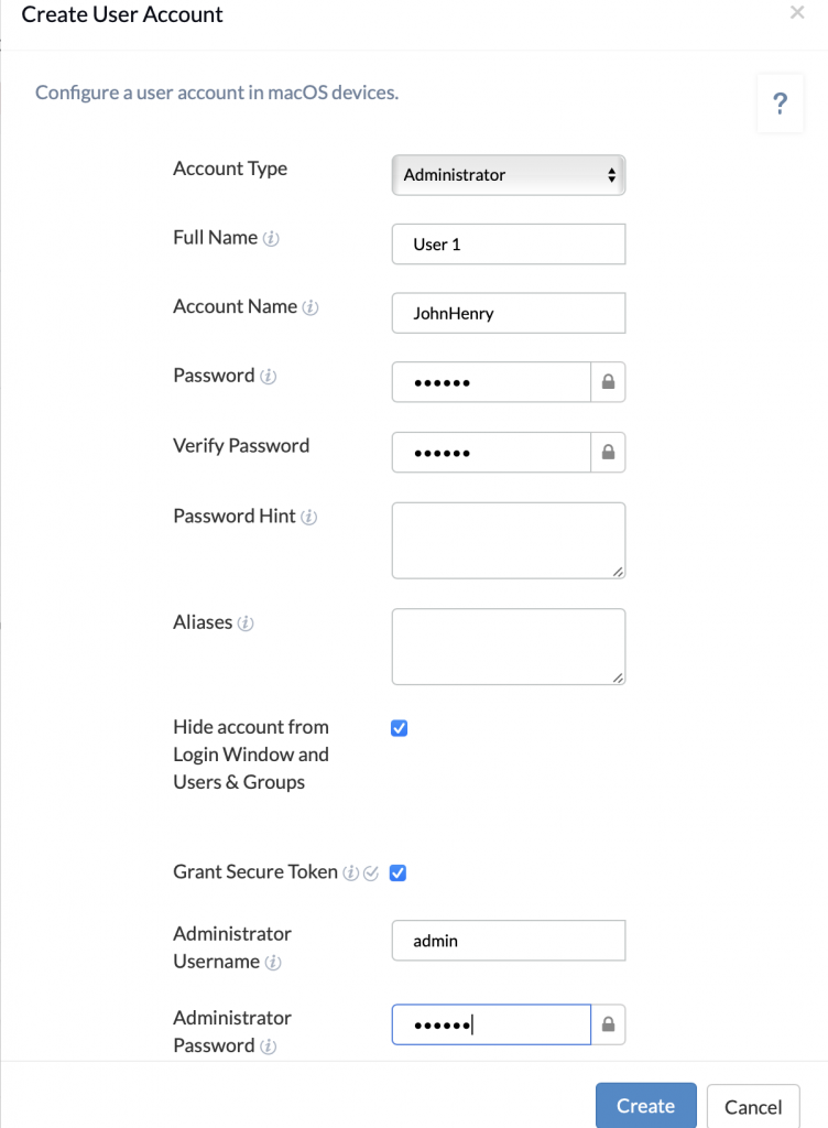 Remotely add users to your Mac from Hexnode 