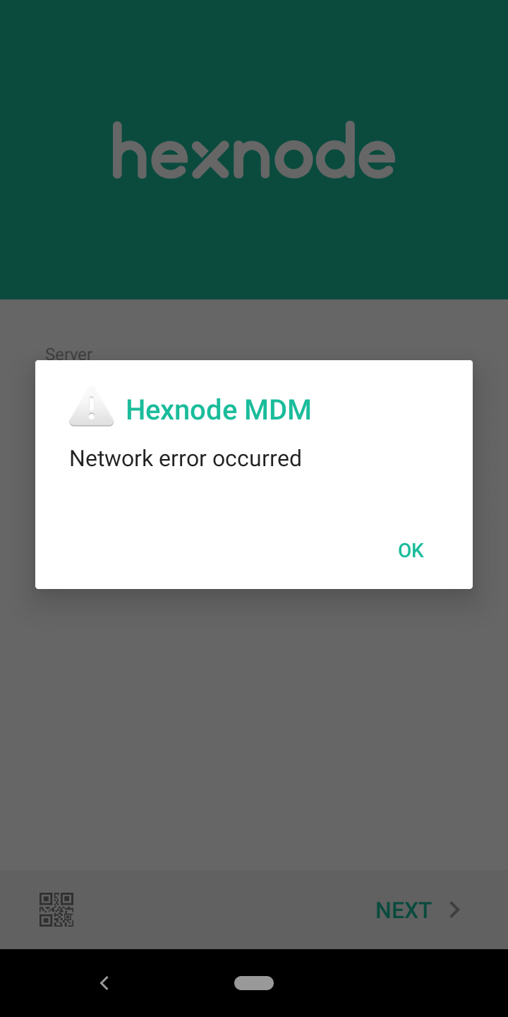 Networkerror