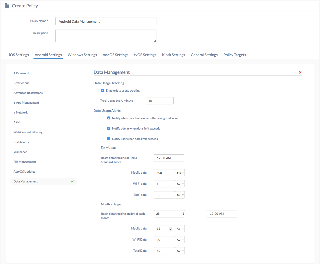 Android Data Management_1