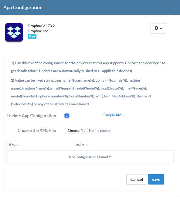 upload token