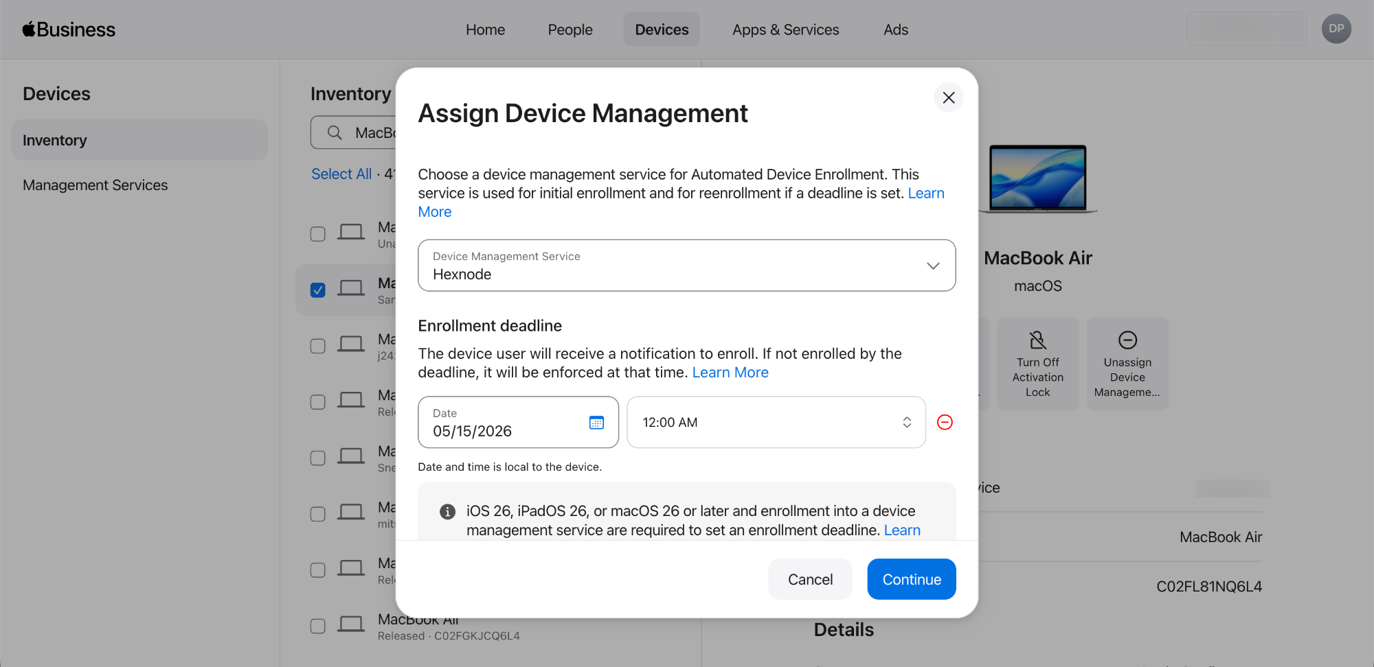 How to migrate Mac devices from another MDM to Hexnode? - Hexnode Help ...