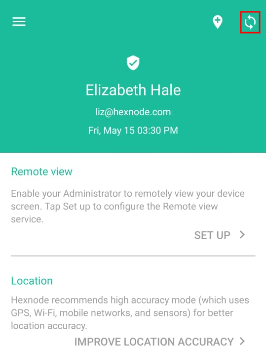 Device sync in Hexnode MDM