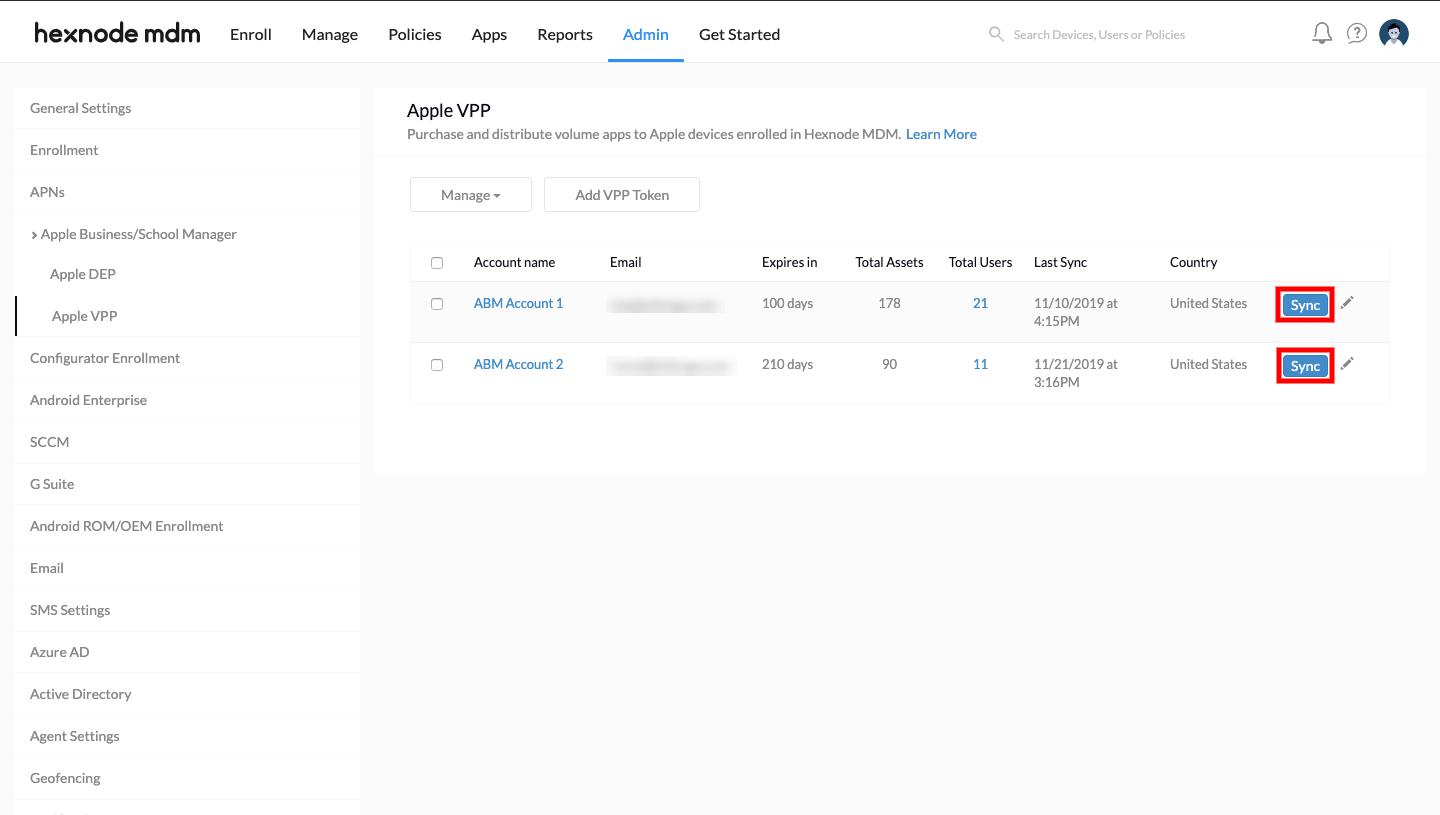 Apple VPP app deployment via DEP and Hexnode MDM