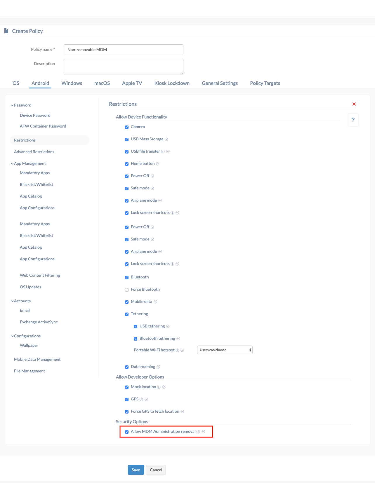 how to wipe out mdm on android amerigroup app
