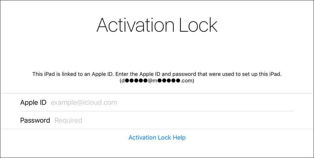 What is activation lock bypass code?