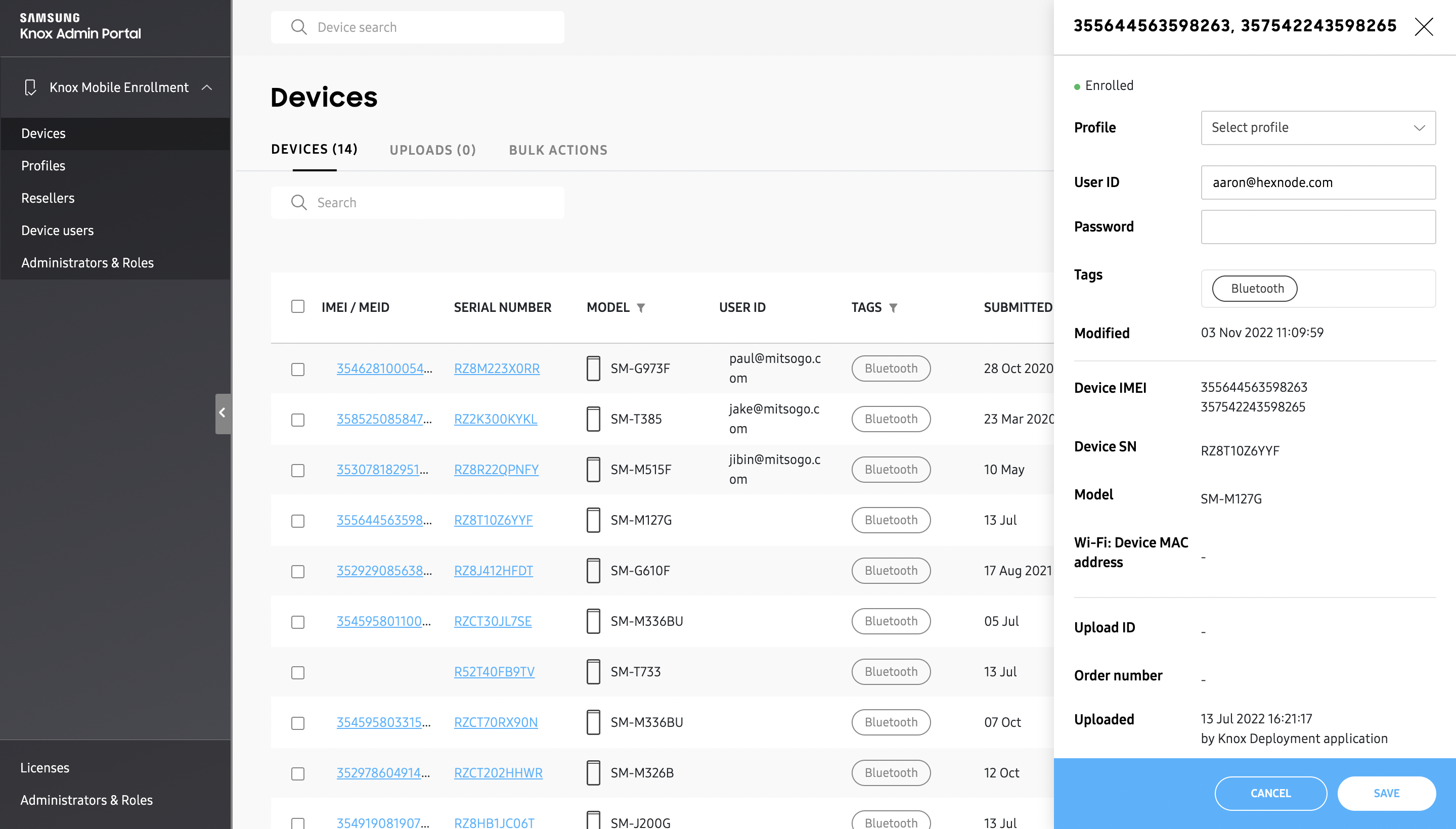 Configure Username Passthrough for Samsung Knox Mobile Enrollment
