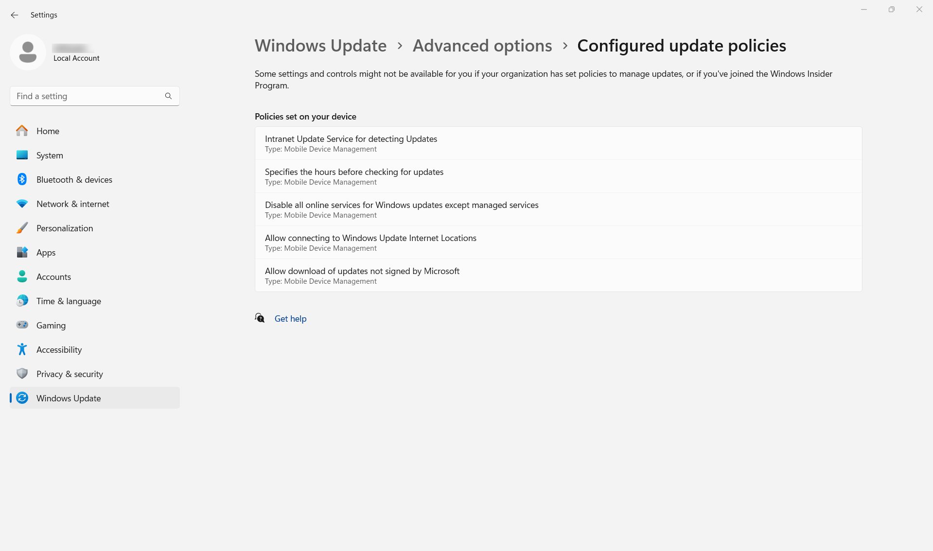 How to configure WSUS Specific Settings for Windows devices? Hexnode