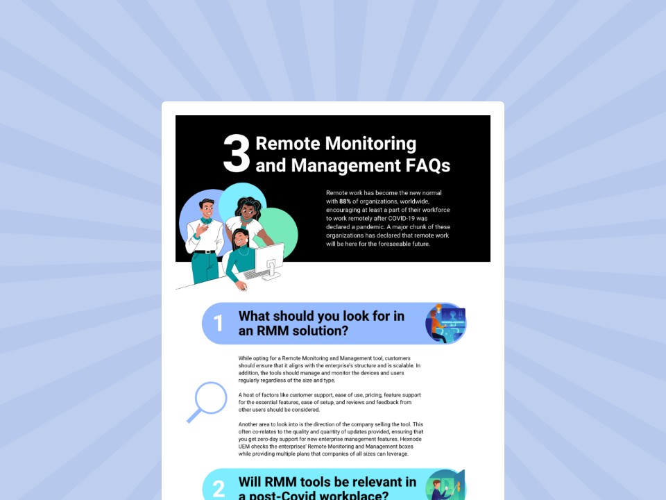 3 Remote Monitoring and Management FAQs