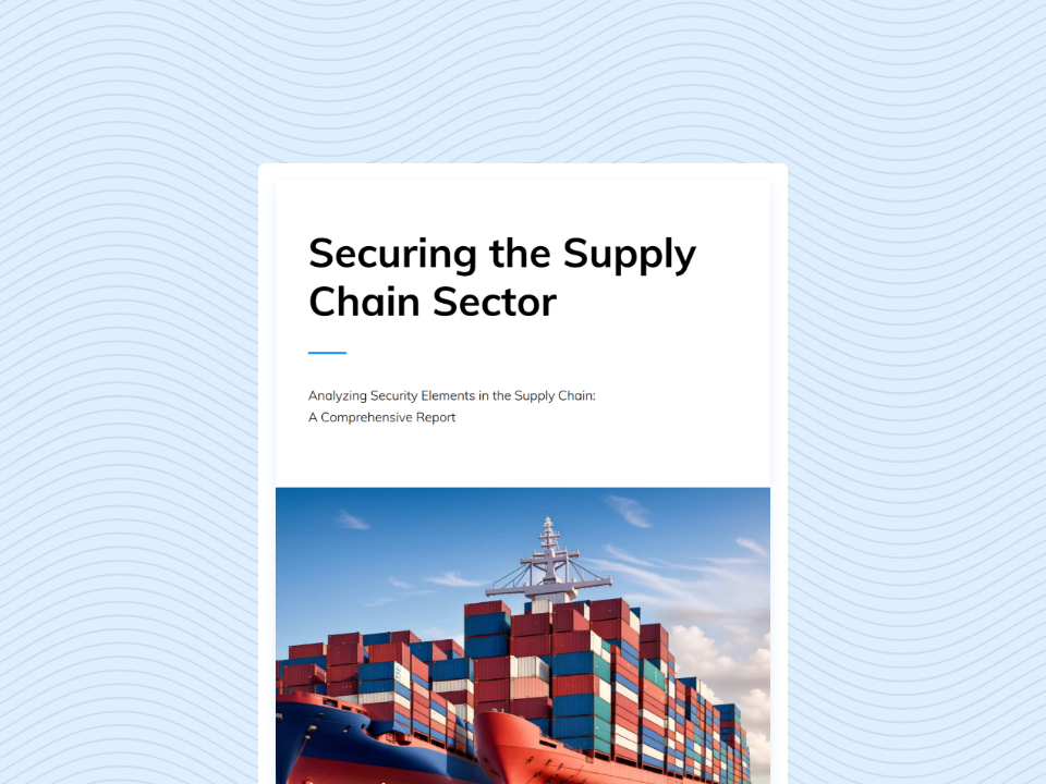 Securing the Supply Chain Sector A Comprehensive Report